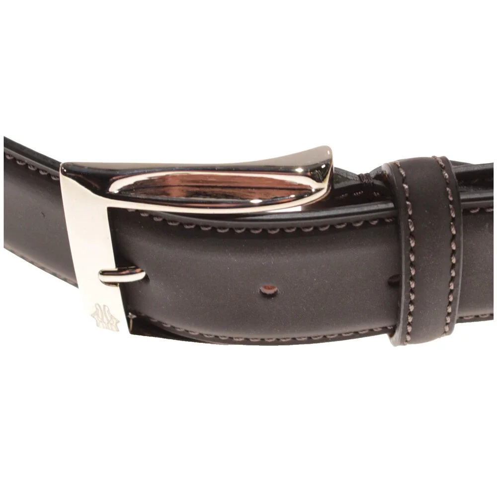 Di Bianco NWT Cut to Size Dress Belt In Solid Brown Leather One Size